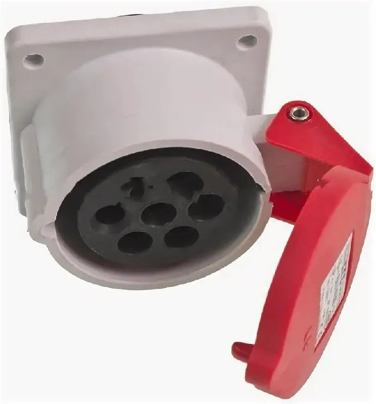 Розетка СЕЕ 7х16А красная PFT