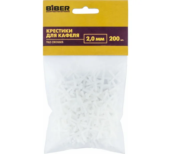 Крестики 2,0мм.БИБЕР/200шт/ для кафеля
