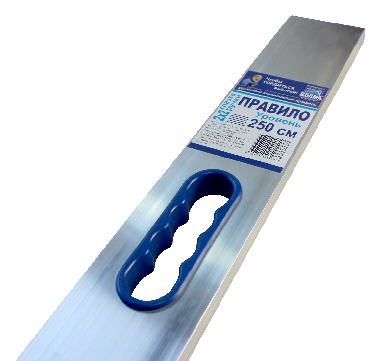 Правило-уровень ВОЛМА/2глазка,2ухвата /2500мм