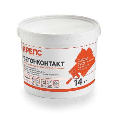 Грунтовка КРЕПС бетонконтакт / 14кг/44 в пал.