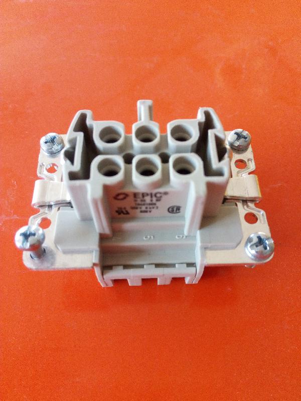 Штекер 6-полюсной вкладыш 419551 "М"