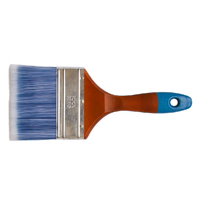 Кисть Лакра плоская ПРОФИ искусственная  щетина, 100мм