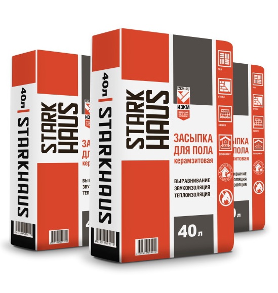 Засыпка для пола (керамзит) STARK HAUS (0-5)/0,04м3/40 л