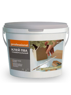 Клей ПВА ОПТИМИСТ универсальный /2,5кг/