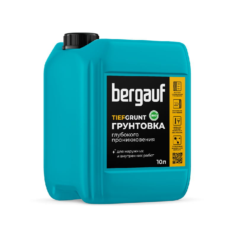 Грунтовка БЕРГАУФ TIEFGRUNT гл/пр для вн/нар /5 кг/128 шт/