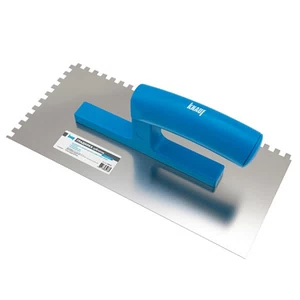 Гладилка нерж. 130х280, 6мм зуб /КНАУФ/