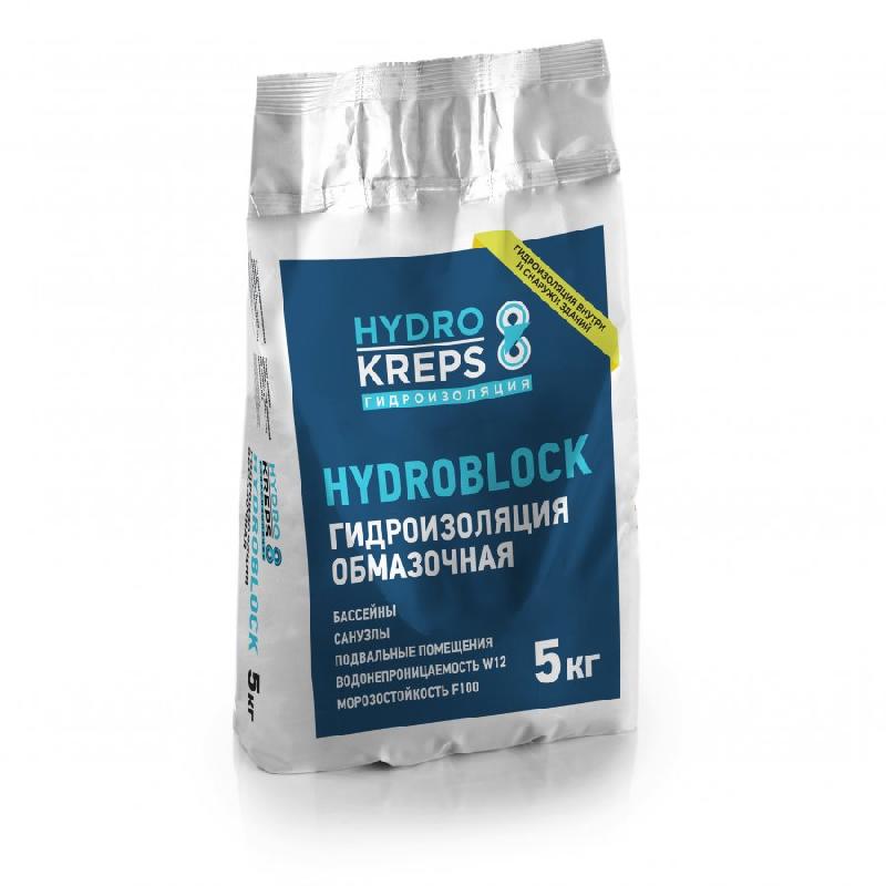 Гидроизоляция КРЕПС Гидроблок/5кг/