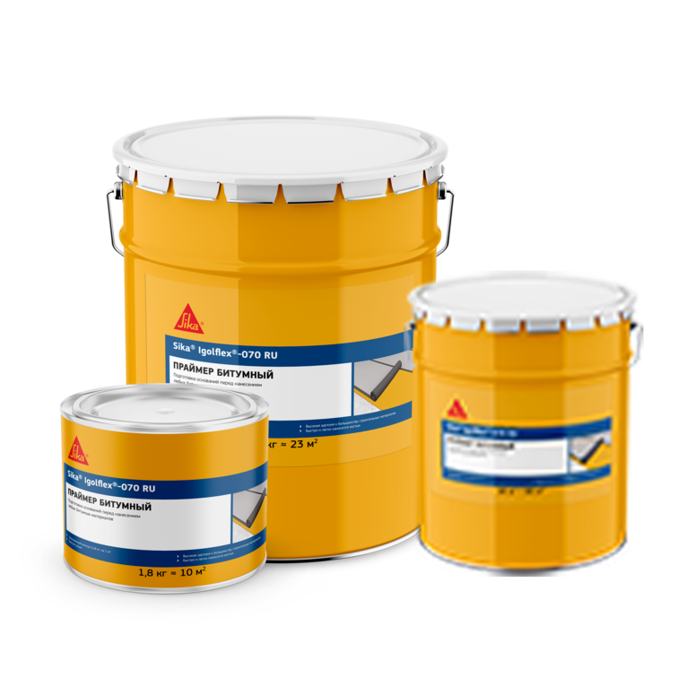Праймер ЗИКА Igoflex-070 одноком. битум/5л/канистра