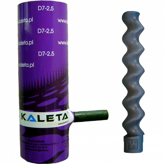 Шнековая пара D7-2,5 KALETA  фиолетовая (ротор+статор)