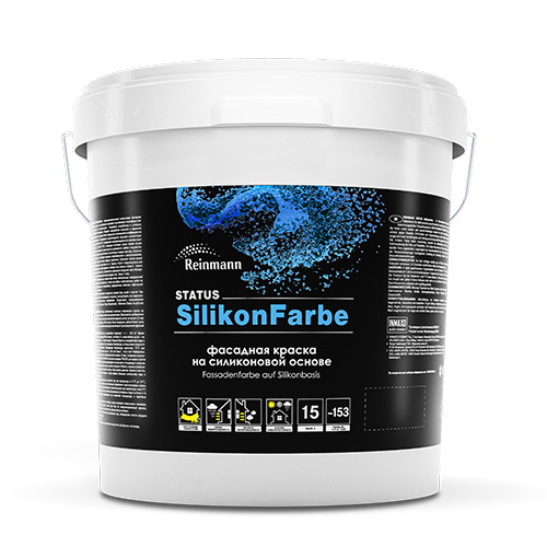 Краска REINMANN STATUS SilikonFarbe, силиконовая  фасадная Base С, 15L, RF