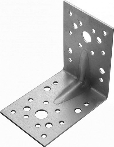 Уголок крепежный 105*105*90 с ребром жесткости