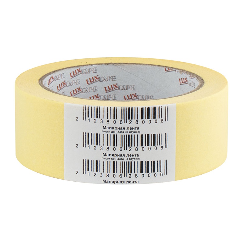 Лента малярная 38х50 (жёлтая)/24шт/