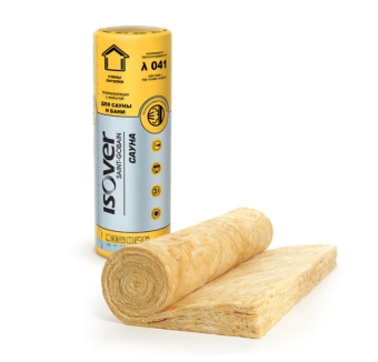 ИЗОВЕР/Ветонит Сауна 50*1200*12500мм /15м2/0,75м3/1рул/30шт/40-50 г/м2в пал/ кварц