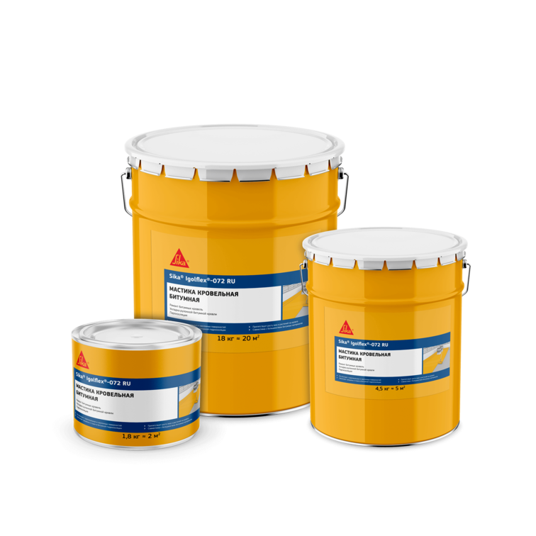 Гидроизоляция ЗИКА Igoflex-071 одноком. бит.мастика/5л/ведро