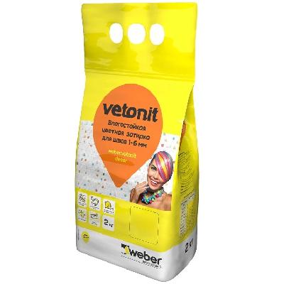 Затирка ВЕТОНИТ ДЕКОР /14/G101/ антрацит /2кг/