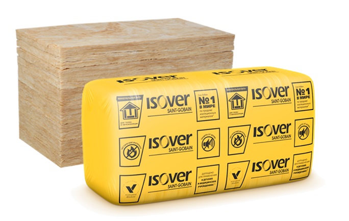 ИЗОВЕР ЗвукоЗащита Плита 50*610*1170мм/14,274м2/0,7137м3/24 шт. упак./ кварц