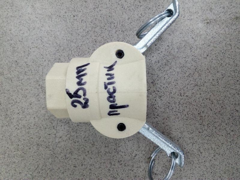 Соединение "М" 25мм внутренняя резьба 1" (пластик)