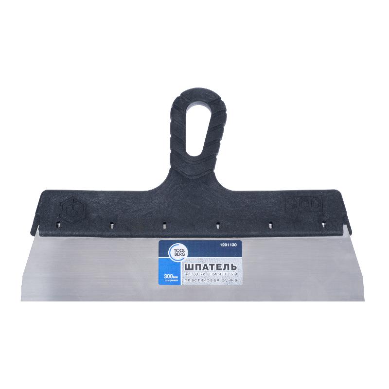 Шпатель Лакра фасадный, нержавеющий, 300мм