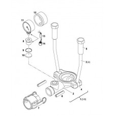 Фланец напорный М35-D6 /МР25/
