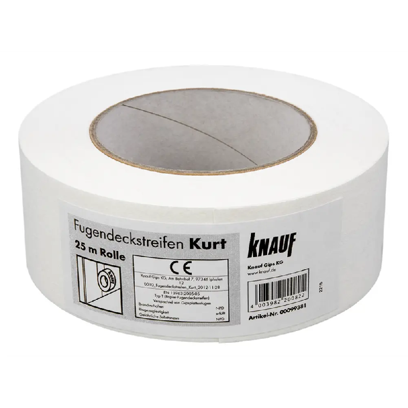 Лента Курт для швов  КНАУФ 52мм* 25 м