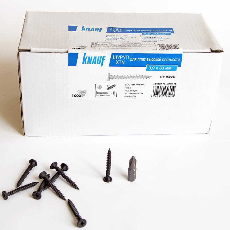Шуруп XTN3.9*33/1000шт /КНАУФ(Сапфир)