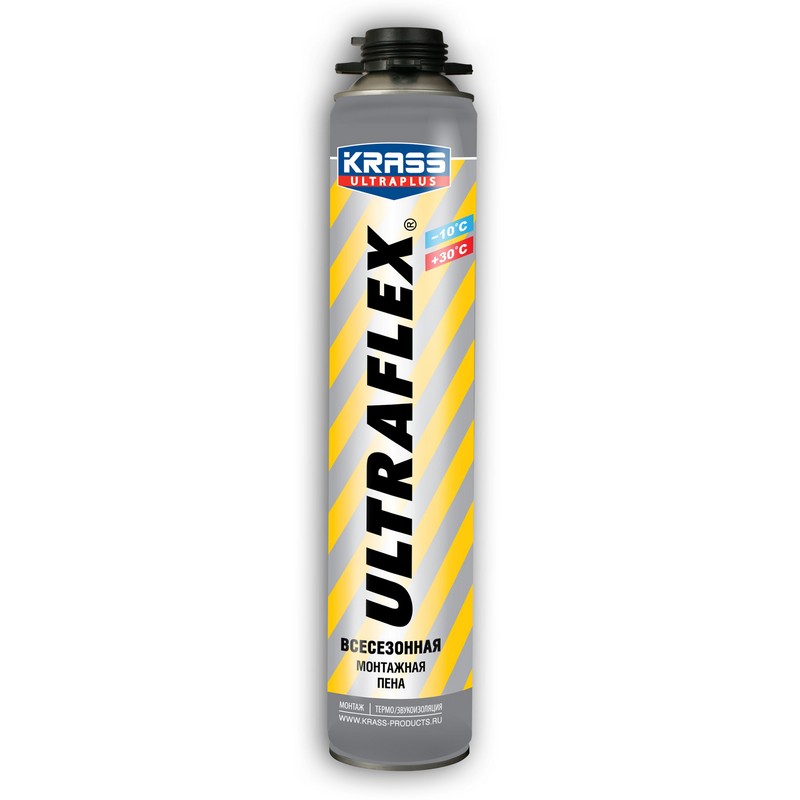 Пена KRASS Ultraflex 70 Supreme проф. всесезонная / 890мл./12шт/Беларусь
