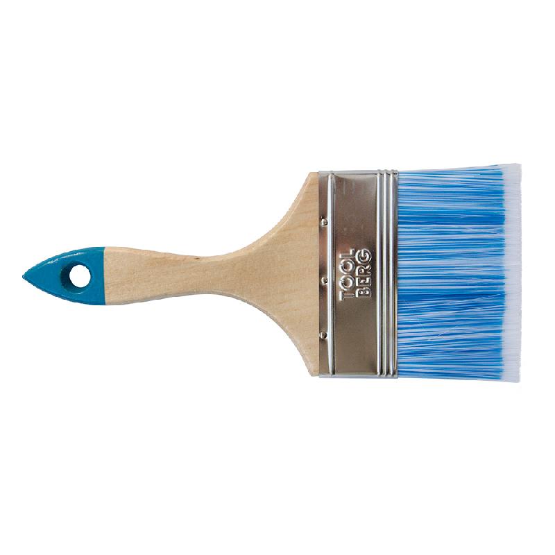 Кисть Лакра плоская 100 мм, искусственная щетина