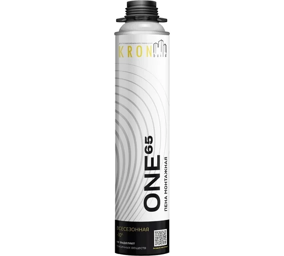 Пена KRONbuild ONE65 профессиональная,всесезонная /65л./12шт/